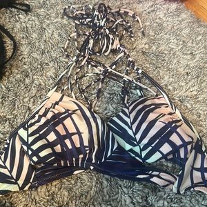 Pink bathing suit top